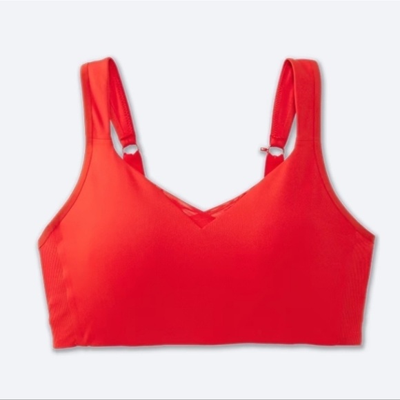 Brooks Other - NWT Brooks Run Bra Drive Convertible Orange Red 40C 40D